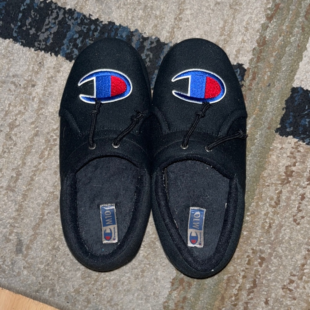 Lightly used Champion Loafers Men Size 10 Black